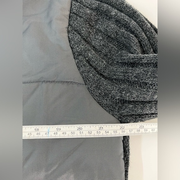 Marvin Richards New York Mens Sz Large Full Zip Wool Blend Sweater Puff Jacket - Picture 8 of 8